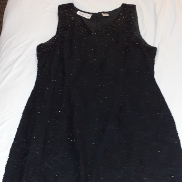 LAURENCE KAZAR FORMAL EVENING GOWN W/ CLUTCH - Picture 2 of 6